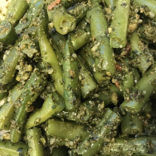 Pesto Green Beans