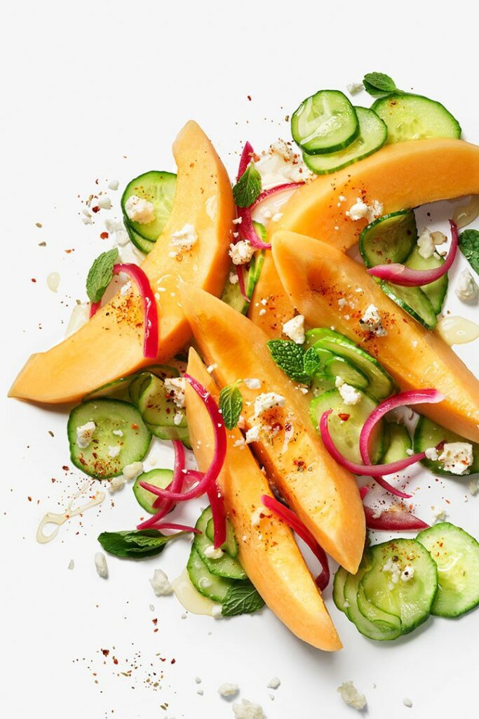 Read more about the article Cucumer-Cantaloupe Salad